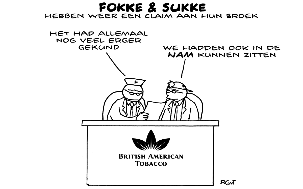 F&S hebben weer een claim aan hun broek (NRC, VR, 02-02-18)