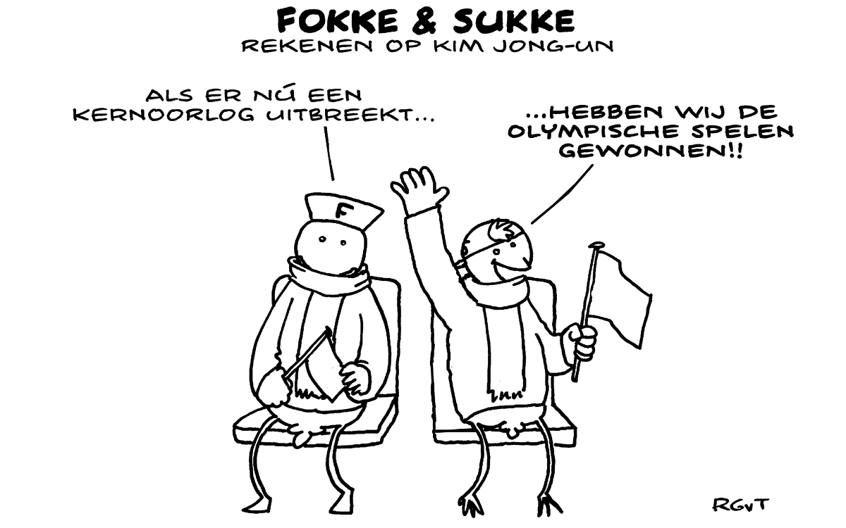 F&S rekenen op Kim Jong-Un (NRC, ma, 12-02-18)