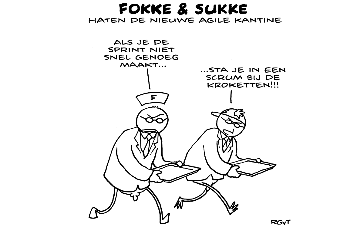 F&S haten de nieuwe agile kantine (NRC, vr, 16-02-18)