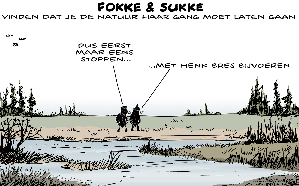 F&S vinden dat je de natuur haar gang moet latengaan (NRC, za, 03-03-18)