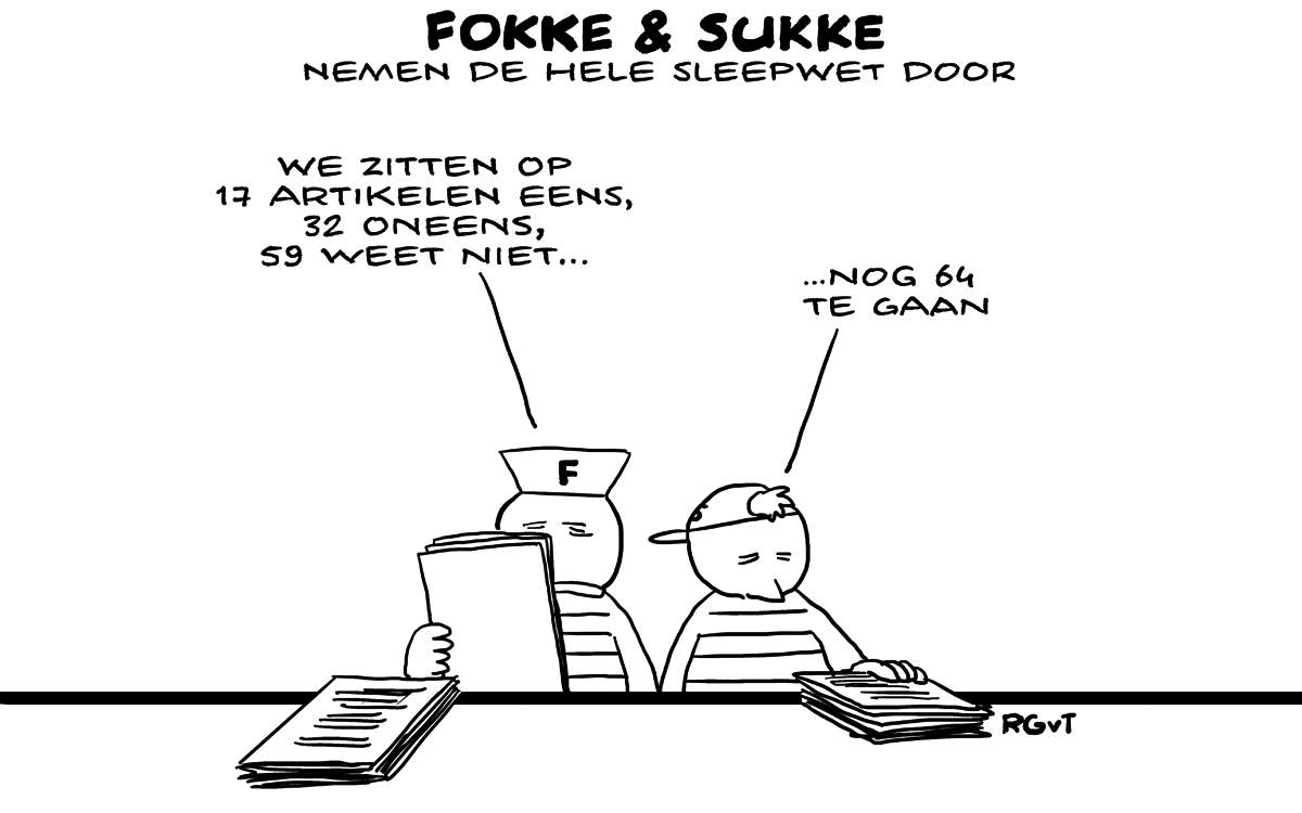 F&S nemen de hele sleepwet door (NRC, vr, 16-03-18)