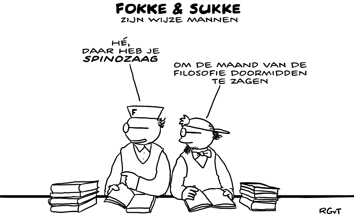 F&S zijn wijze mannen (NRC, ma, 16-04-18)