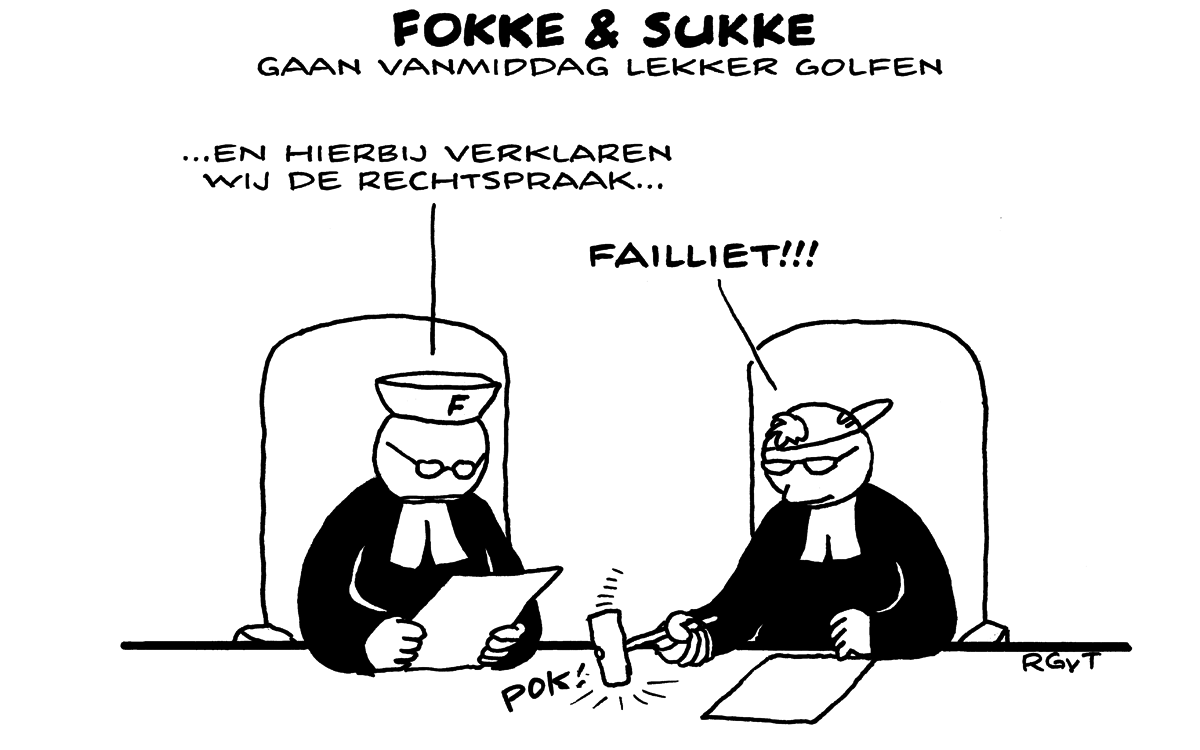 F&S gaan vanmiddag lekker golfen (NRC, di, 24-04-18)