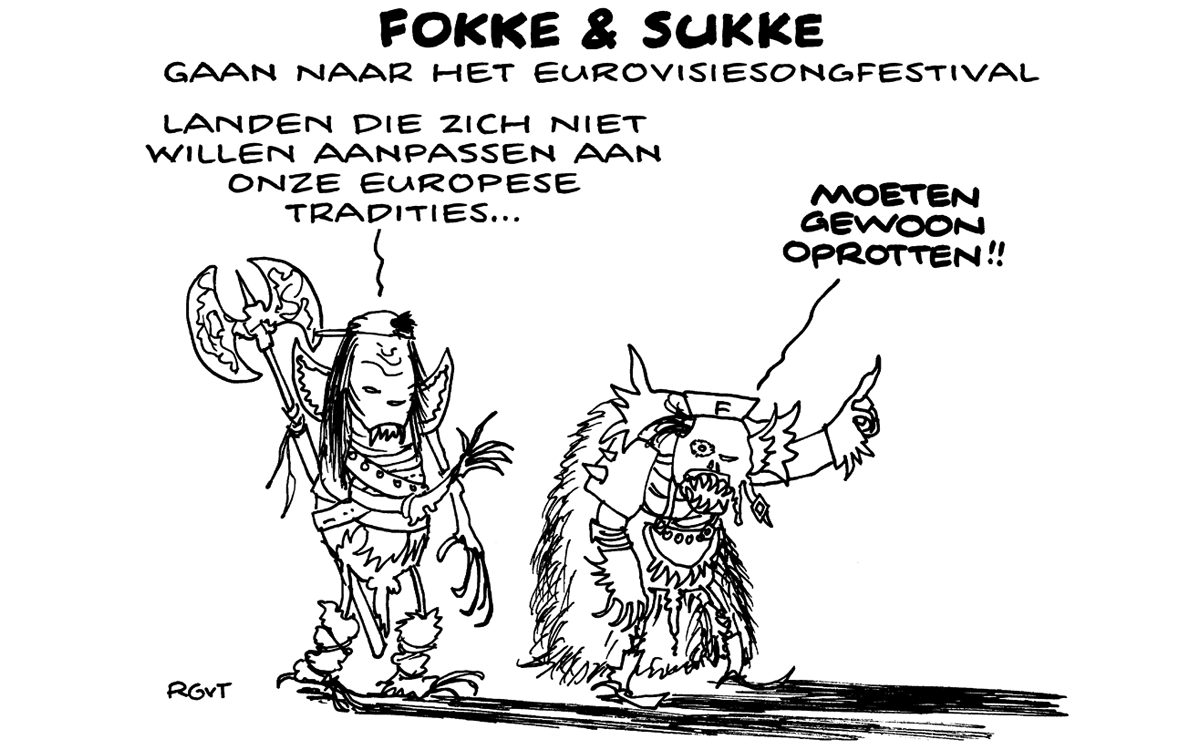 F&S gaan naar het Eurovisiesongfestival #Esf18 (NRC, do, 10-05-18)