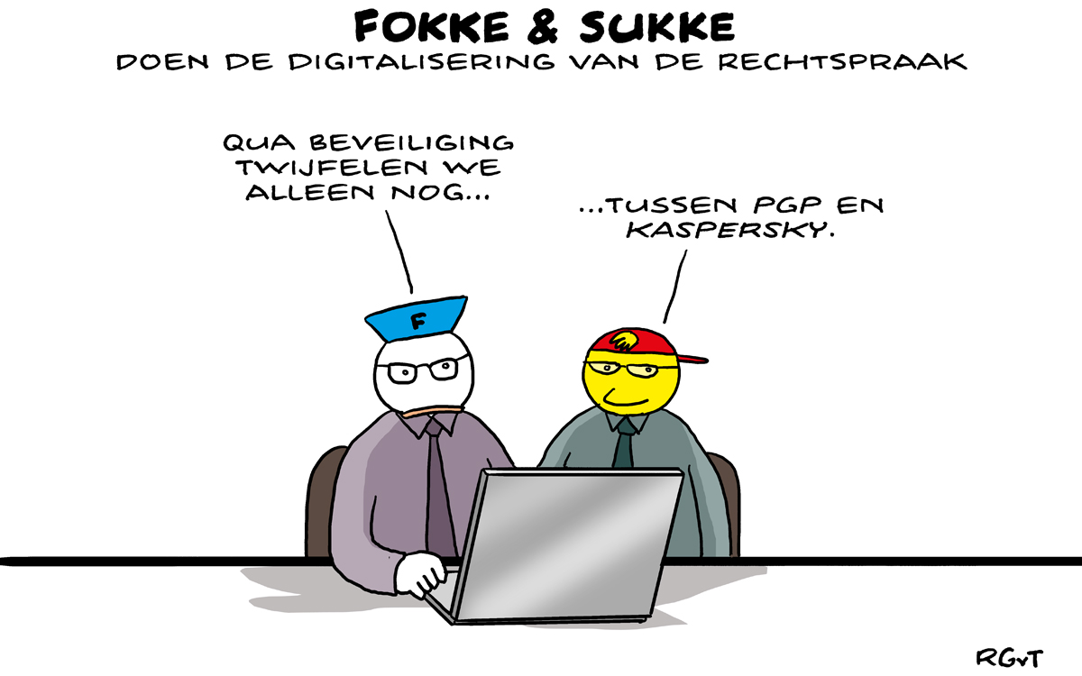 F&S doen de digitalisering van de rechtspraak (NRC, wo, 16-05-18)