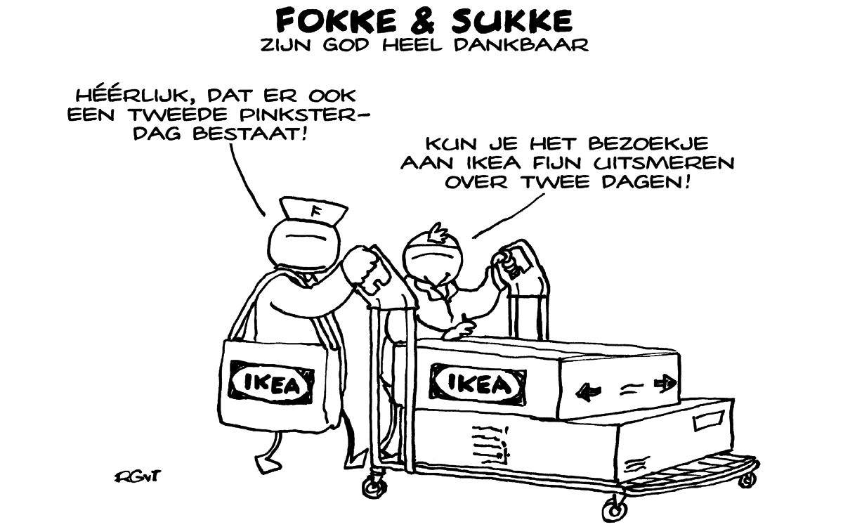 F&S zijn God heel dankbaar (NRC, ma, 21-05-18)