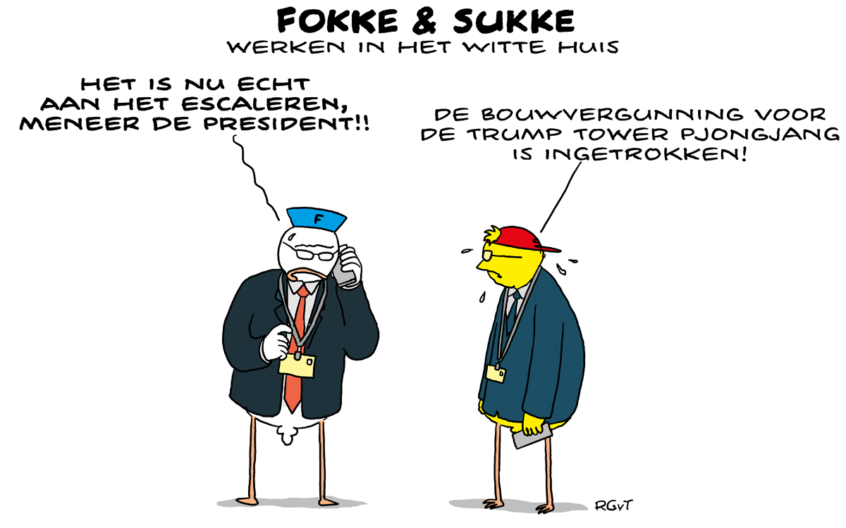 F&S werken in het Witte Huis (NRC, za, 26-05-18)