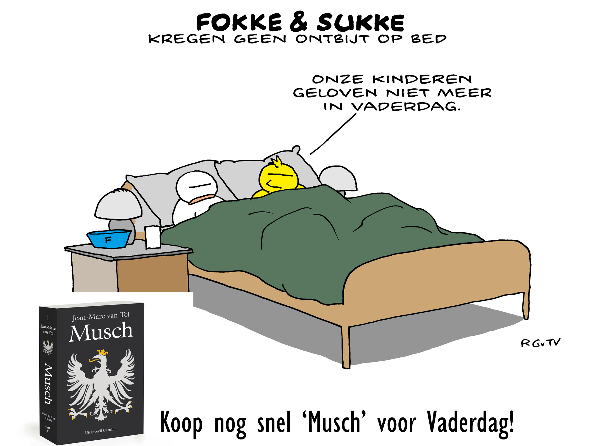 F&S kregen geen ontbijt op bed #vaderdag (NRC, zao, 18-06-18)