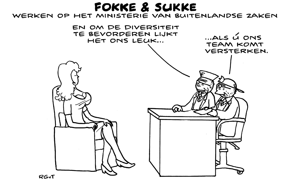 F&S werken op het ministerie van Buitenlandse Zaken (NRC, wo, 25-07-18)