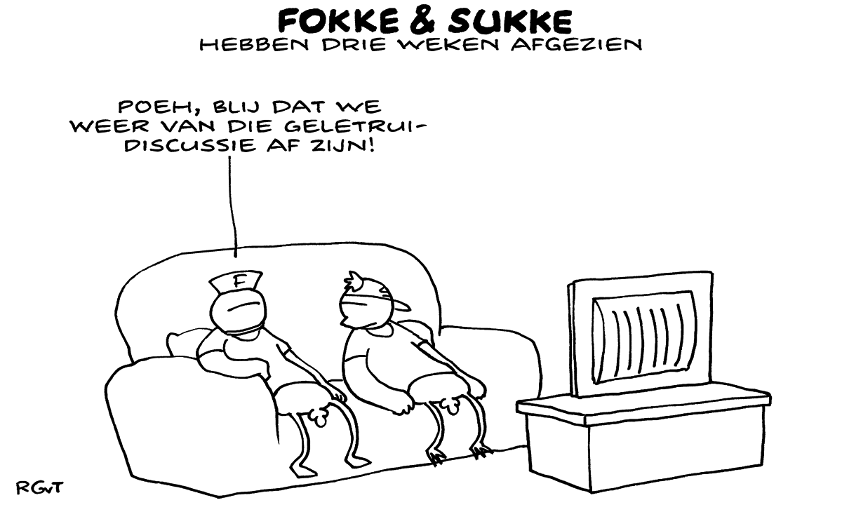 F&S hebben drie weken afgezien (NRC, za, 28-07-18)