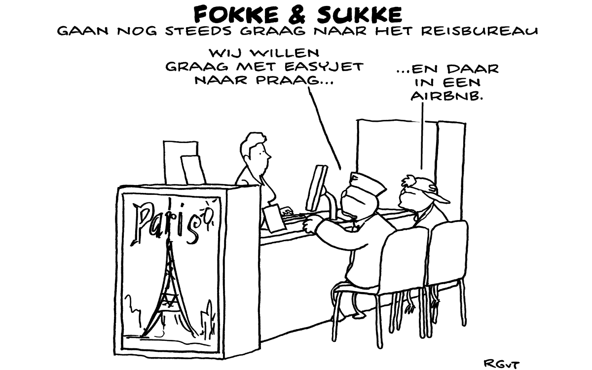 F&S gaan nog steeds graag naar het reisbureau (NRC, di, 07-08-18)