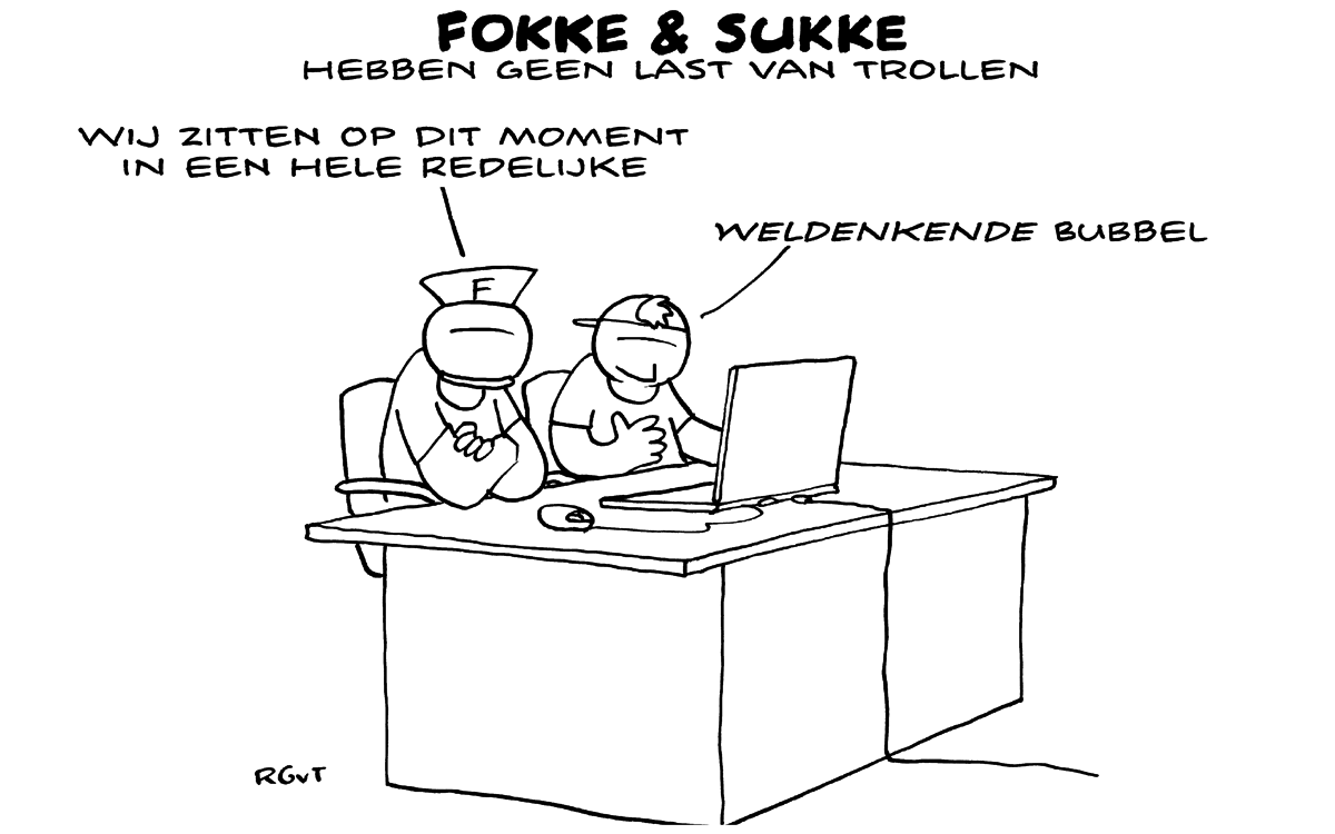 F&S hebben geen last van trollen (NRC, di, 14-08-18)