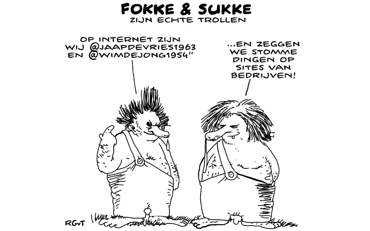 F&S zijn echte trollen (NRC, ma, 20-08-18)