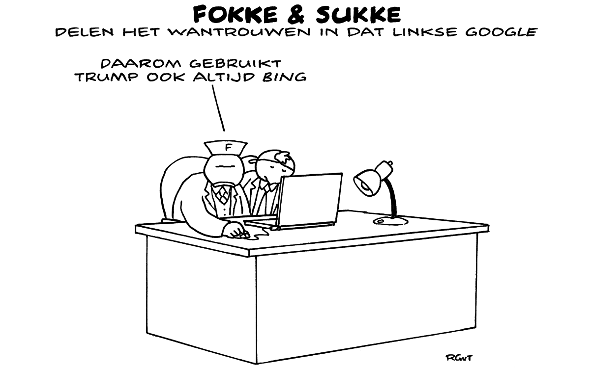 F&S wantrouwen dat linkse Google ook (NRC, do, 30-08-18)