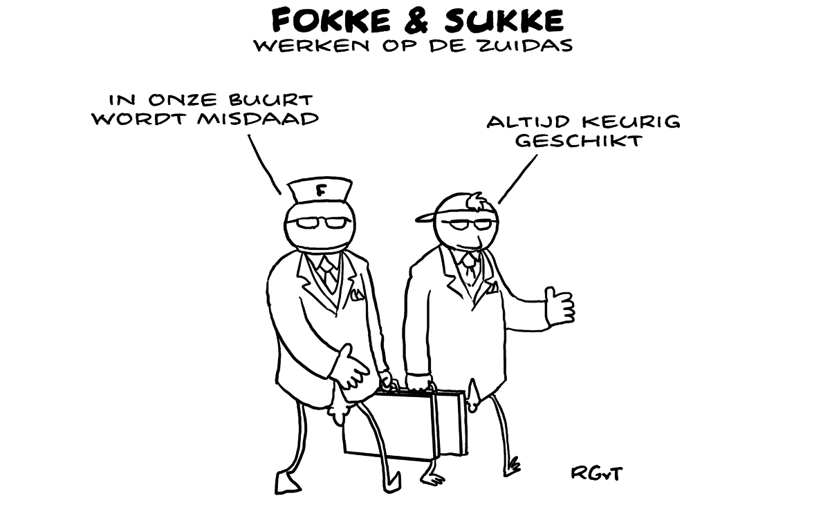 F&S werken op de Zuidas (NRC, za, 22-09-18)