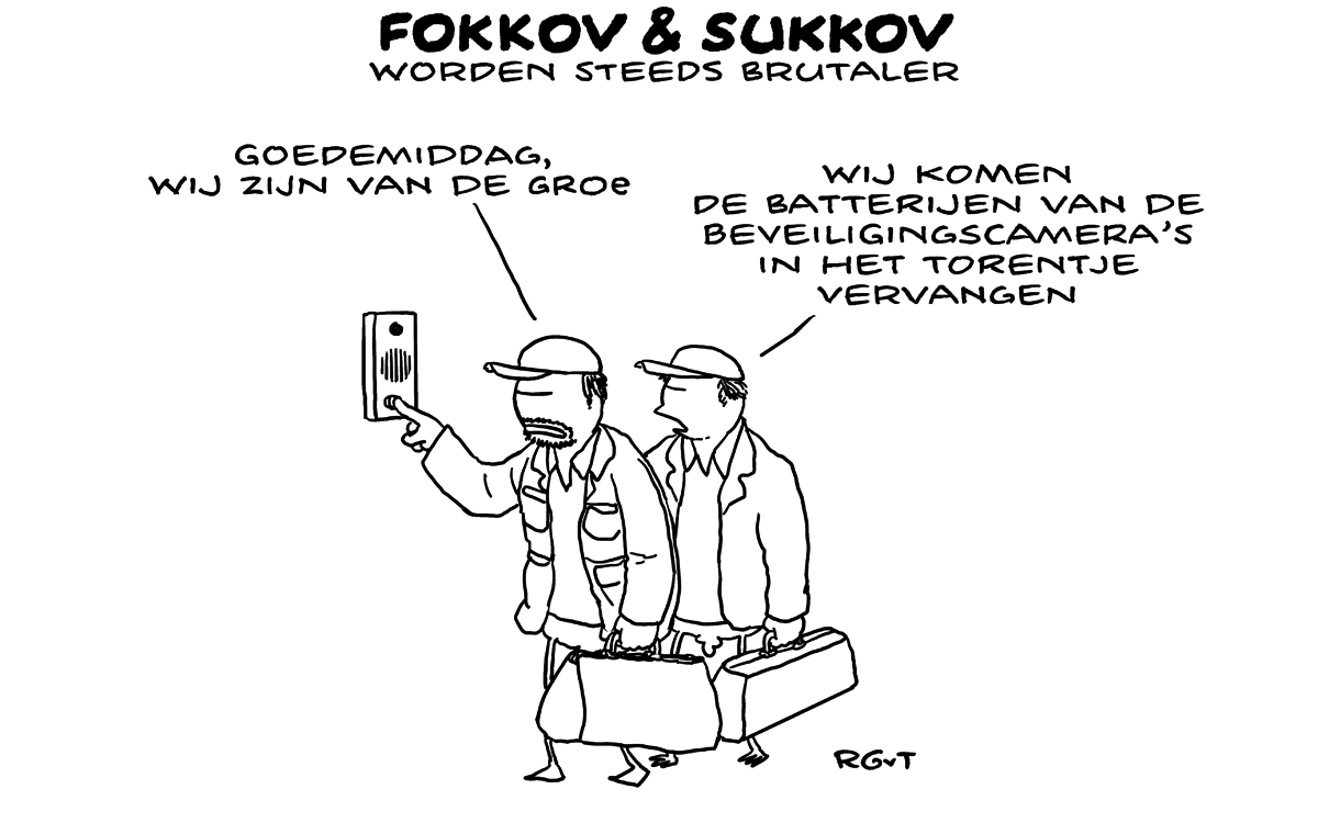 Fokkov & Sukkov worden steeds brutaler (NRC, ma, 08-10-8)
