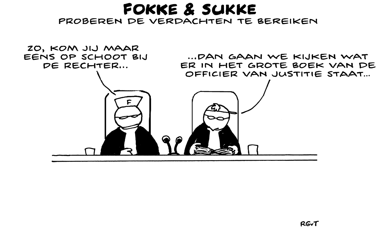 F&S proberen de verdachten te bereiken #Blokkeerfriezen (NRC, wo, 10-10-18)