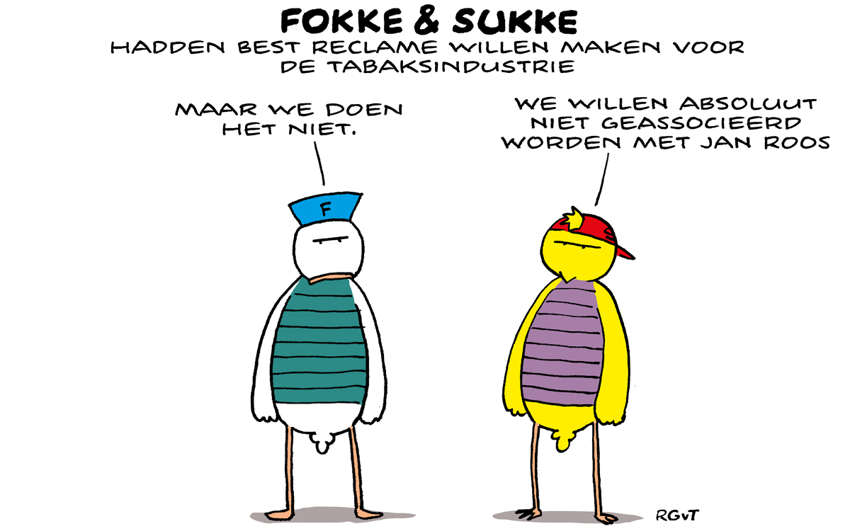 F&S hadden best reclame willen maken voor de tabaksindustire (NRC, do, 19-10-18)