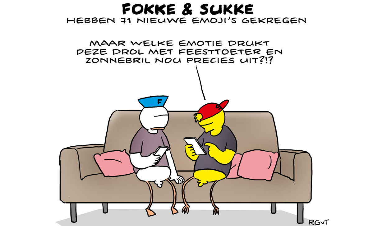 F&S hebben 71 nieuwe emoji's gekregen (NRC, wo, 14-11-18)