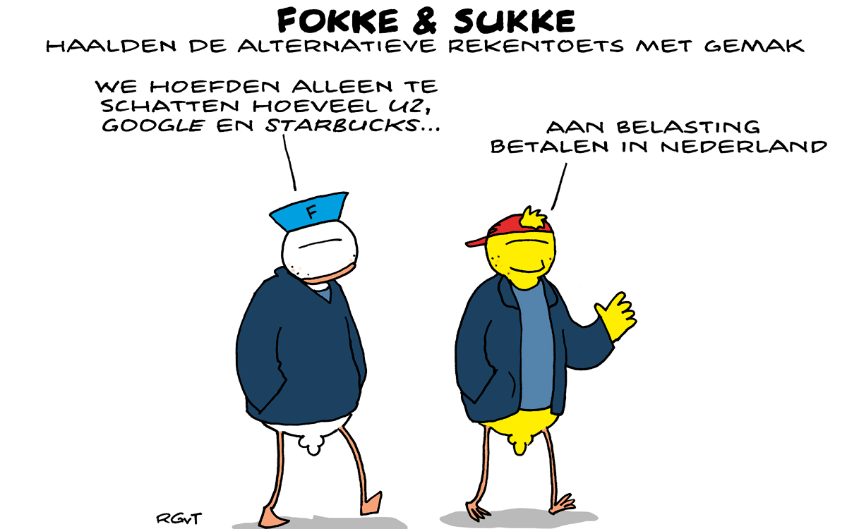 F&S haalden de alternatieve rekentoets met gemak (NRC, vr, 25-01-19)