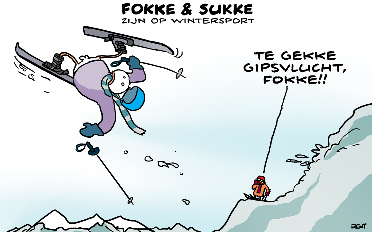 F&S zijn op wintersport (NRC, wo, 20-02-19)