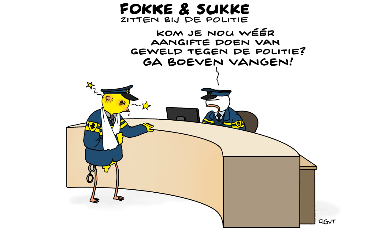 F&S zitten bij de politie (NRC, wo, 03-04-19)