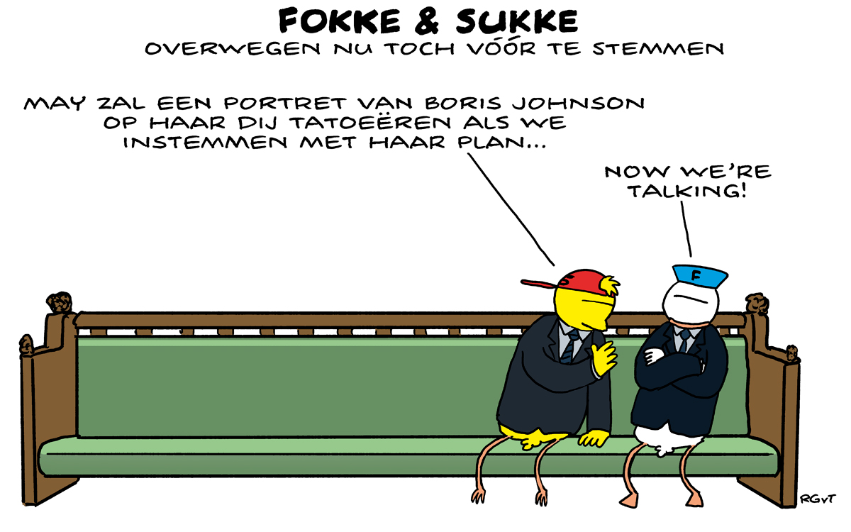 F&S overwegen nu toch voor te stemmen (NRC, do, 04-04-19)