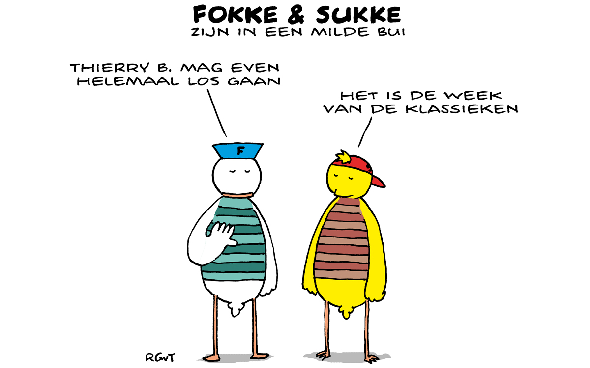 F&S zijn in een milde bui (NRC, za, 06-04-19)