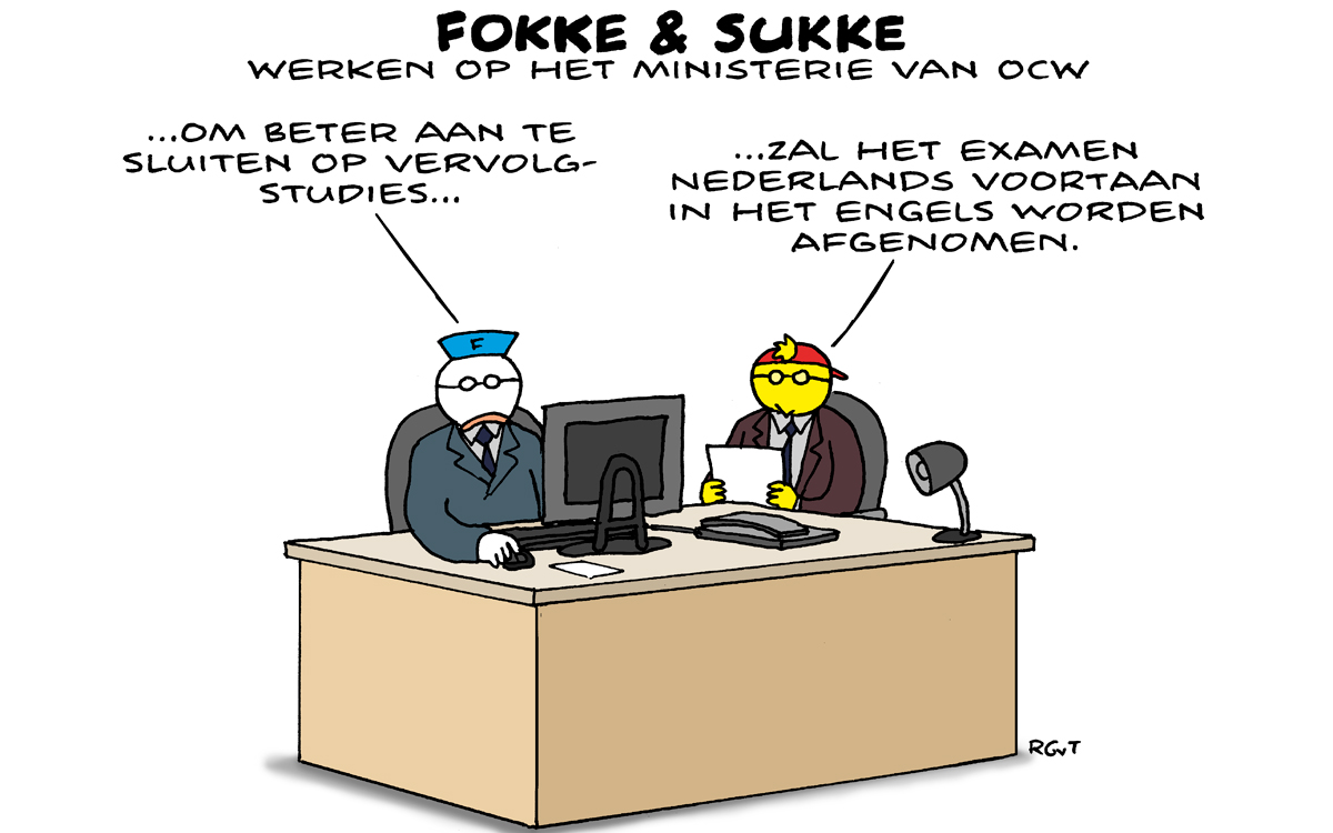 F&S zitten op het ministerie van OCW #Eindexamen (NRC, vr, 10-05-19)