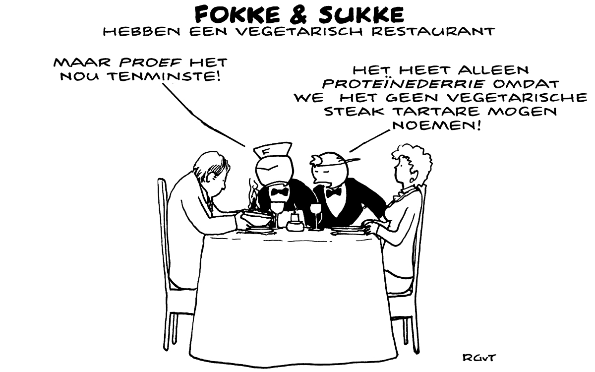 F&S hebben een vegetarisch restaurant (NRC, di, 28-05-19)