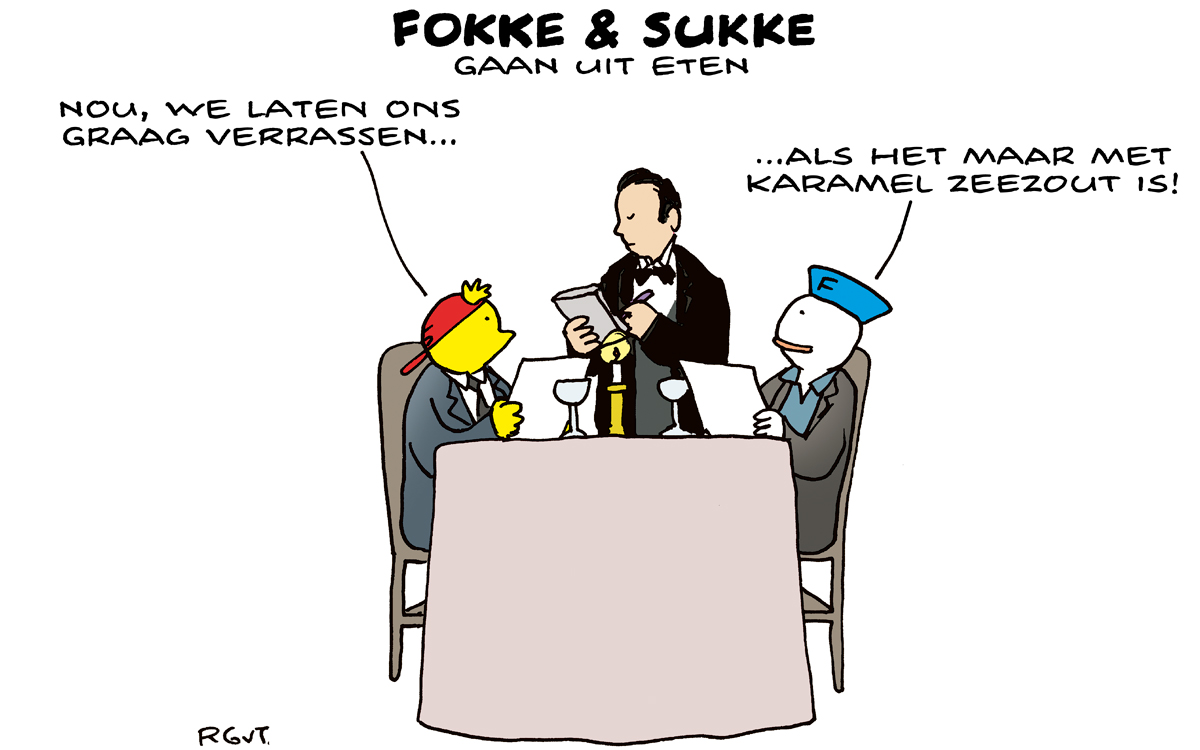 F&S gaan uit eten (NRC, vr, 09-08-19)