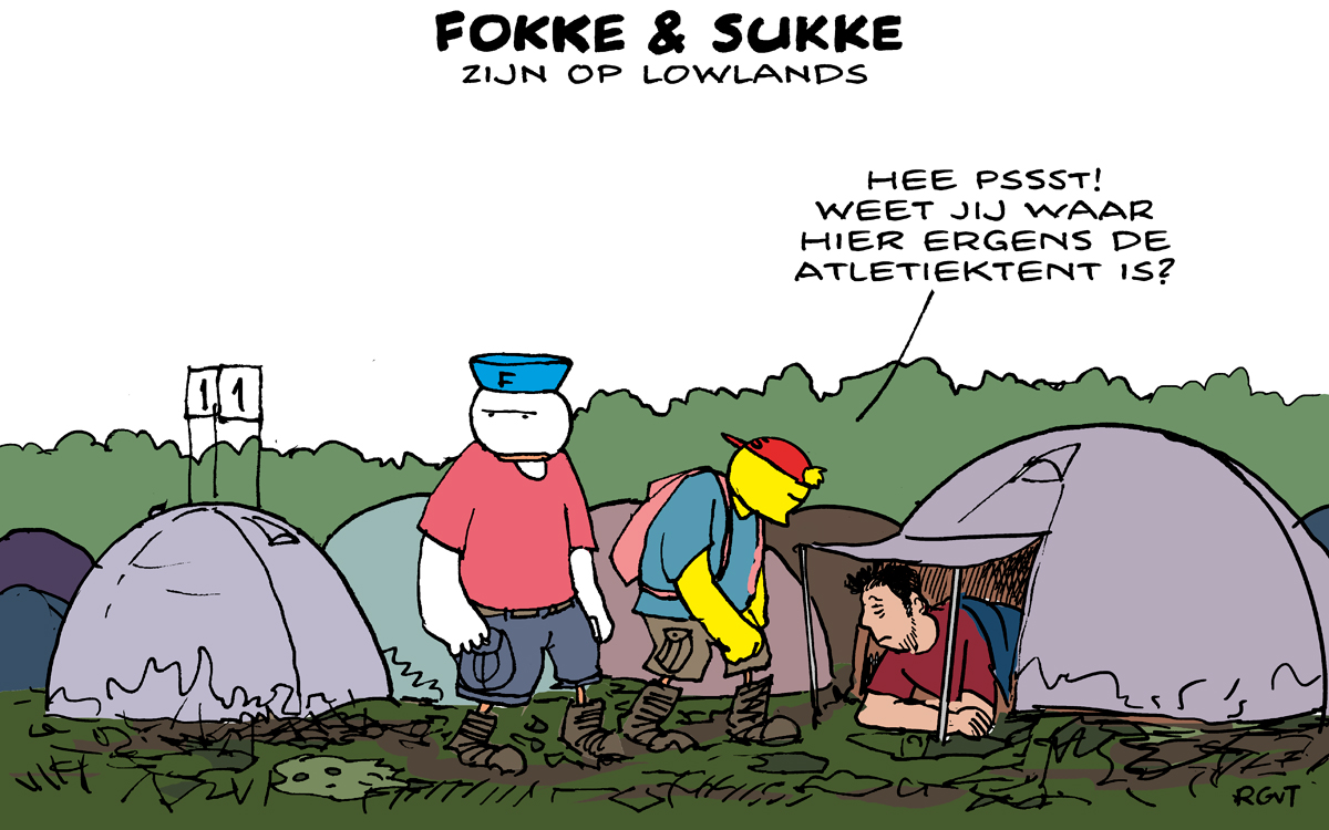 F&S zijn op Lowlands (NRC, za, 17-08-19)