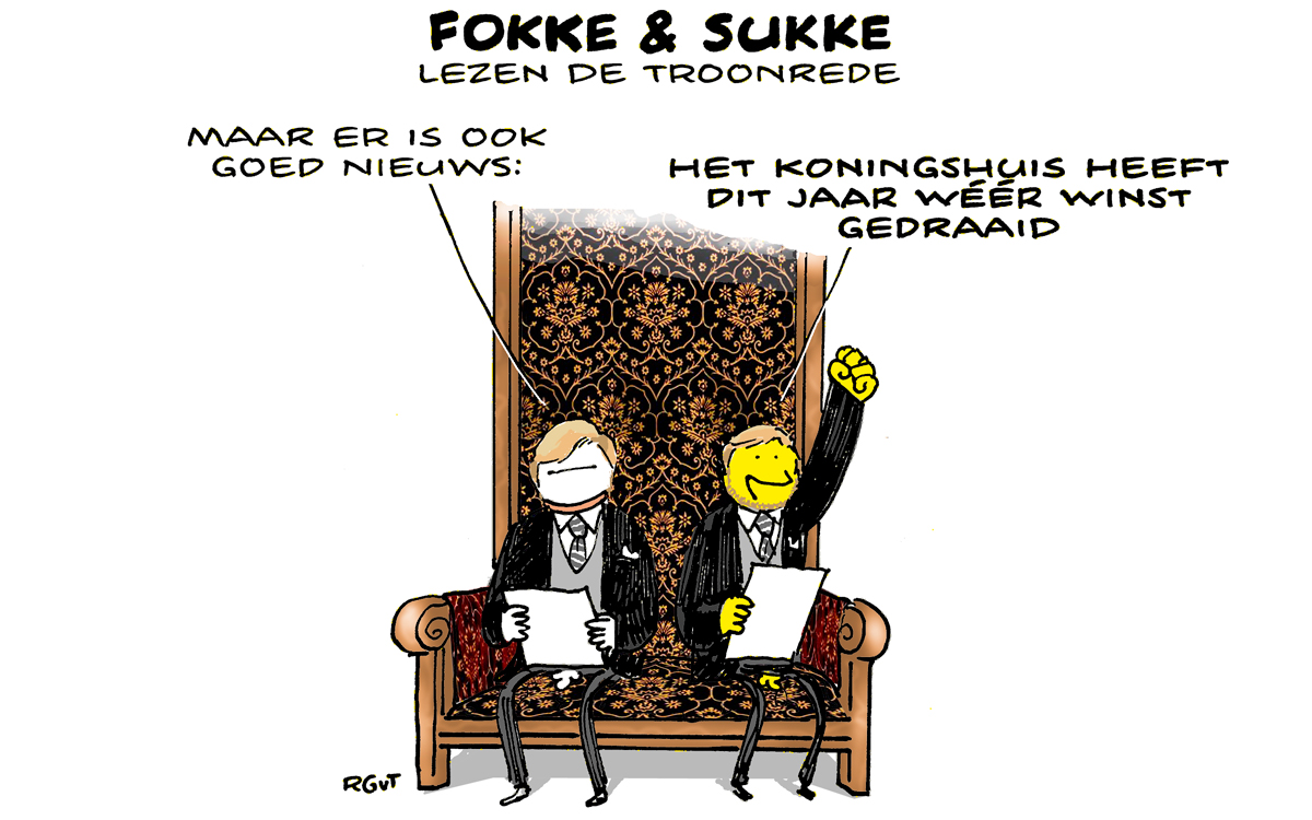 F&S lezen de Troonrede #Prinsjesdag (NRC, di, 17-09-19)