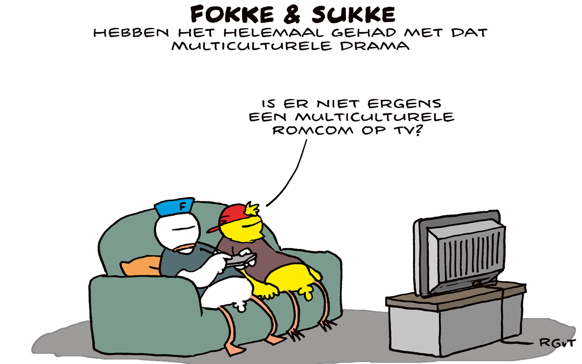 F&S hebben het helemaal gehad met dat multiculturele drama (NRC, wo, 29-01-20)