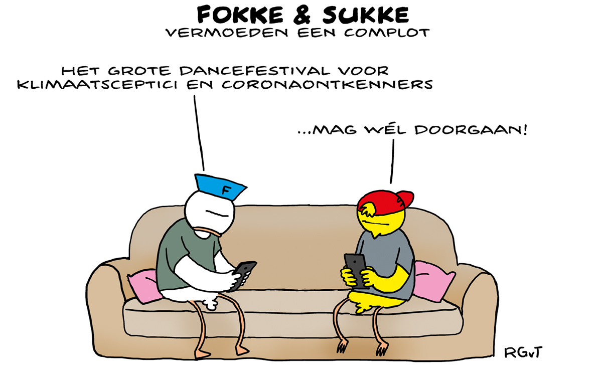 F&S vermoeden een complot (NRC, za, 28-03-20)