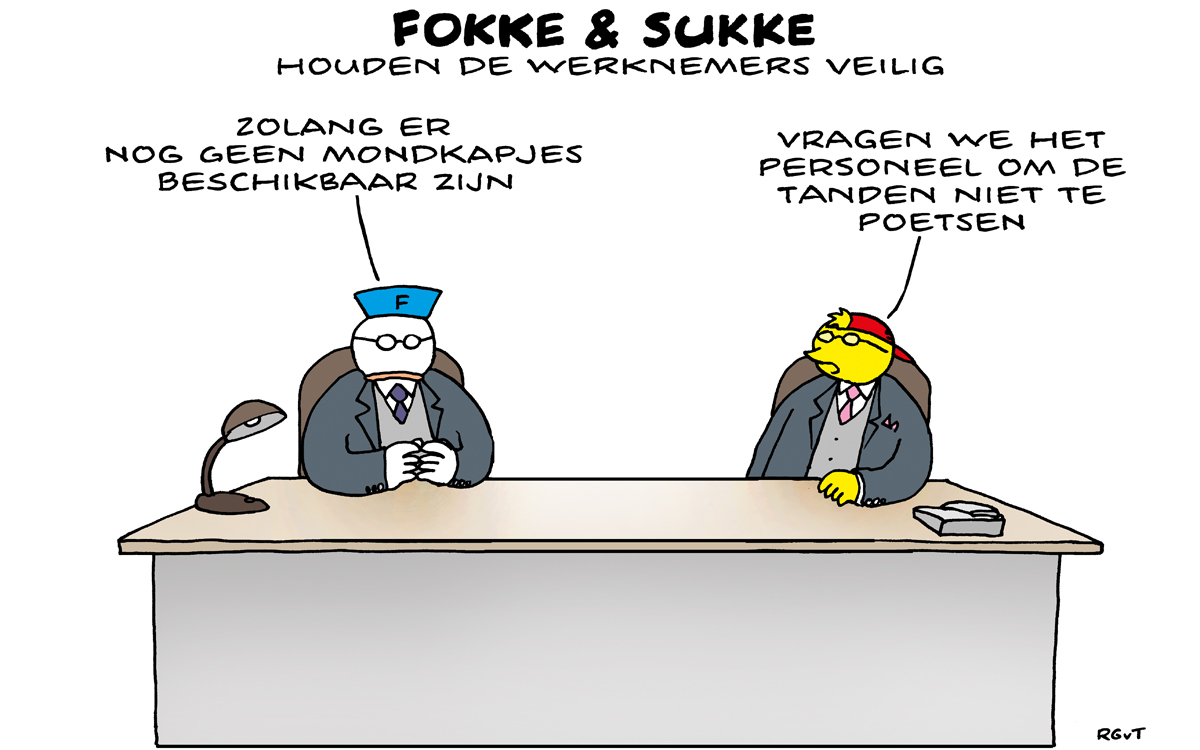 F&S houden de werknemers veilig (NRC, do, 30-04-20)