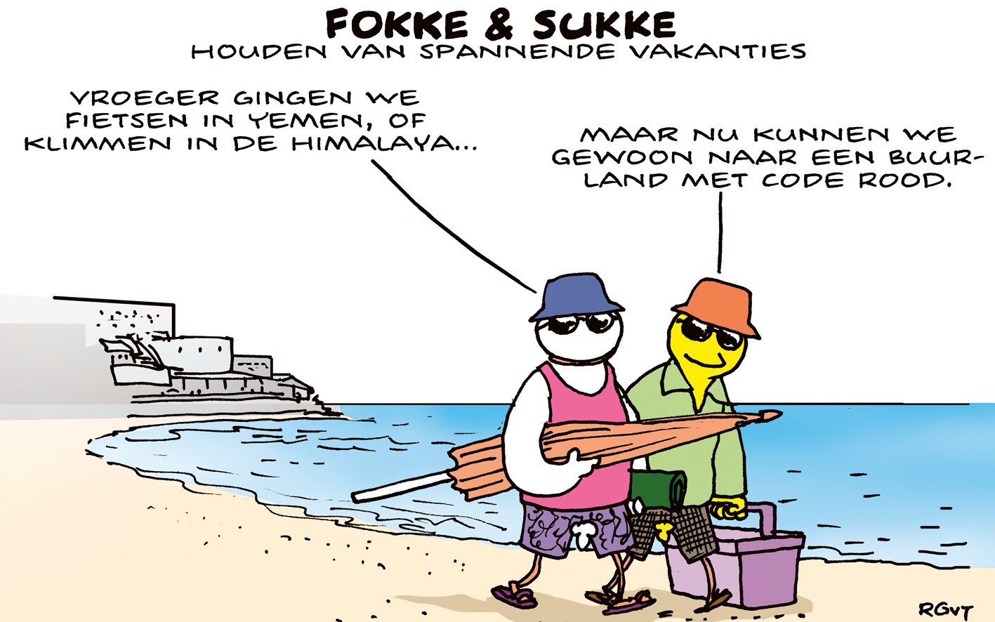 F&S houden van spannende vakanties (NRC, di, 14-07-20)