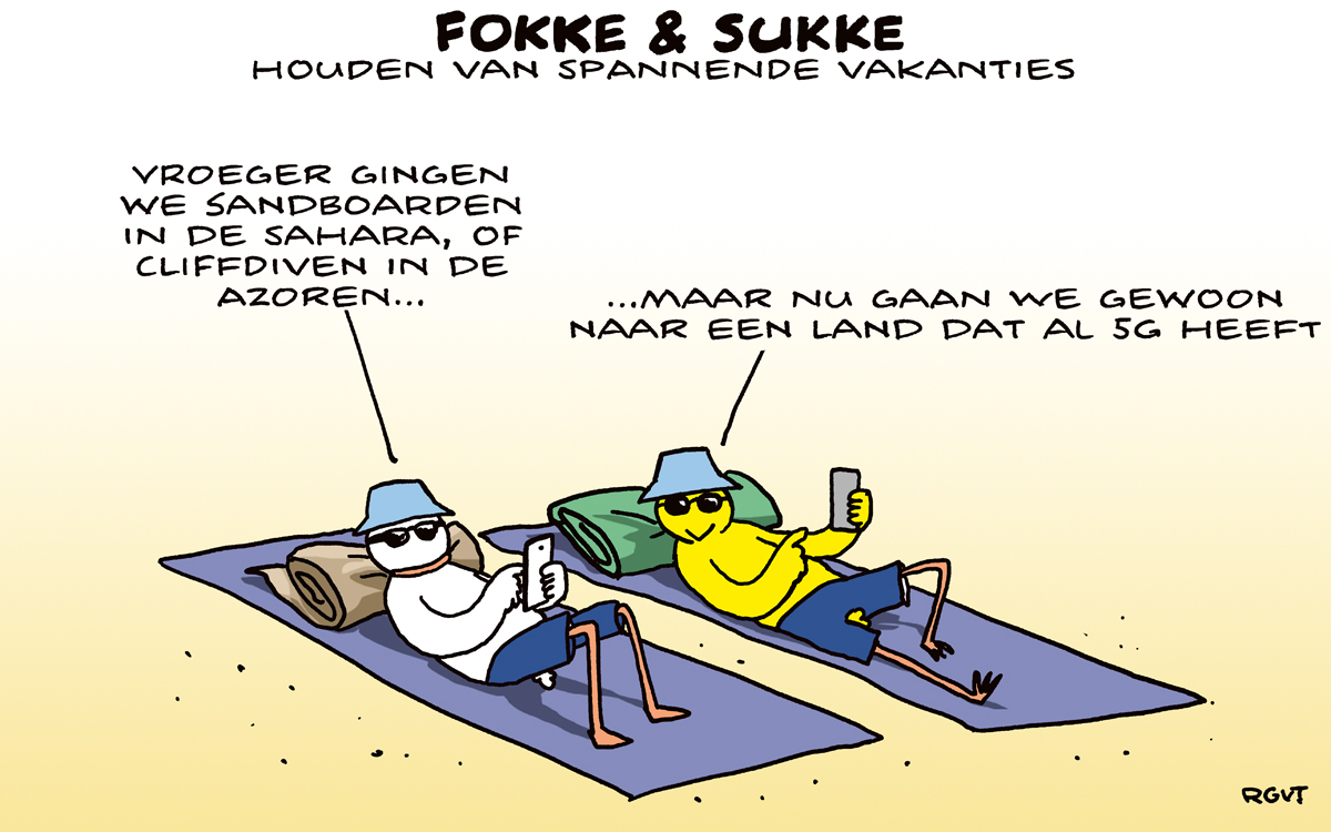 F&S houden van spannende vakanties (NRC, wo, 15-07-20)