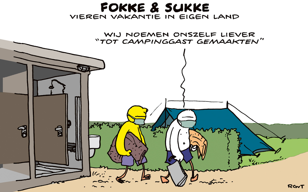 F&S vieren vakantie in eigen land (NRC, di, 28-07-20)