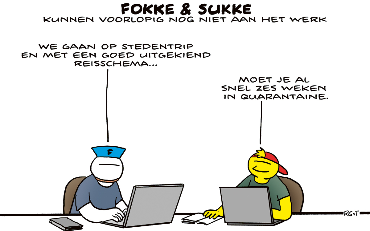 F&S kunnen voorlopig nog niet aan het werk (NRC, vr, 31-07-20)