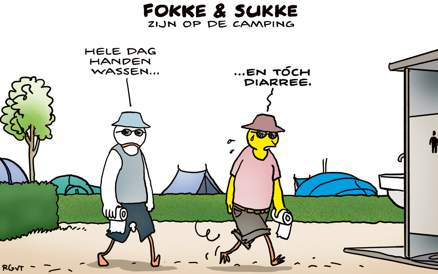 F&S zijn op de camping (NRC, za, 01-08-20)