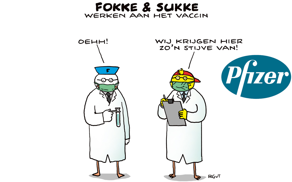 F&S werken aan het vaccin (NRC, wo, 11-11-20)