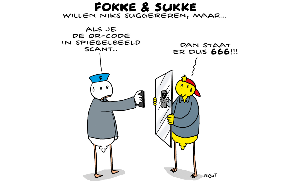 F&S willen niks suggereren, maar... (NRC, wo, 22-09-21)