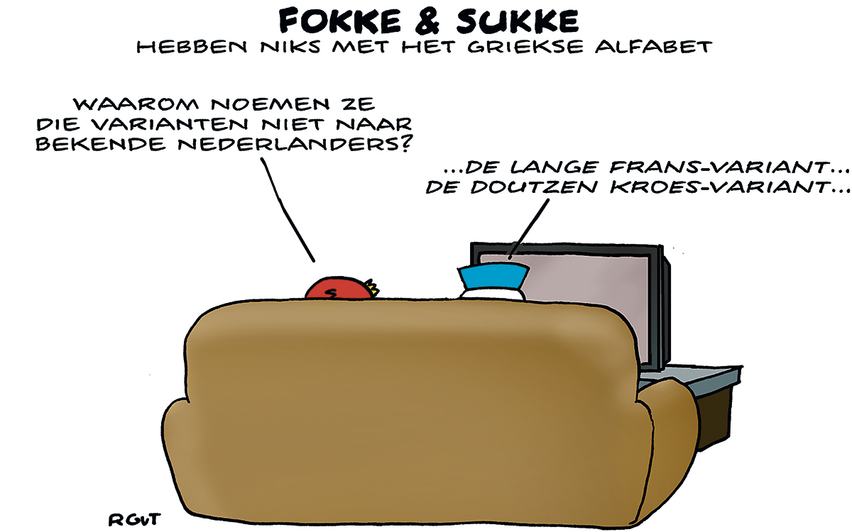 F&S hebben niks met het Griekse alfabet (NRC, di, 30-11-21)