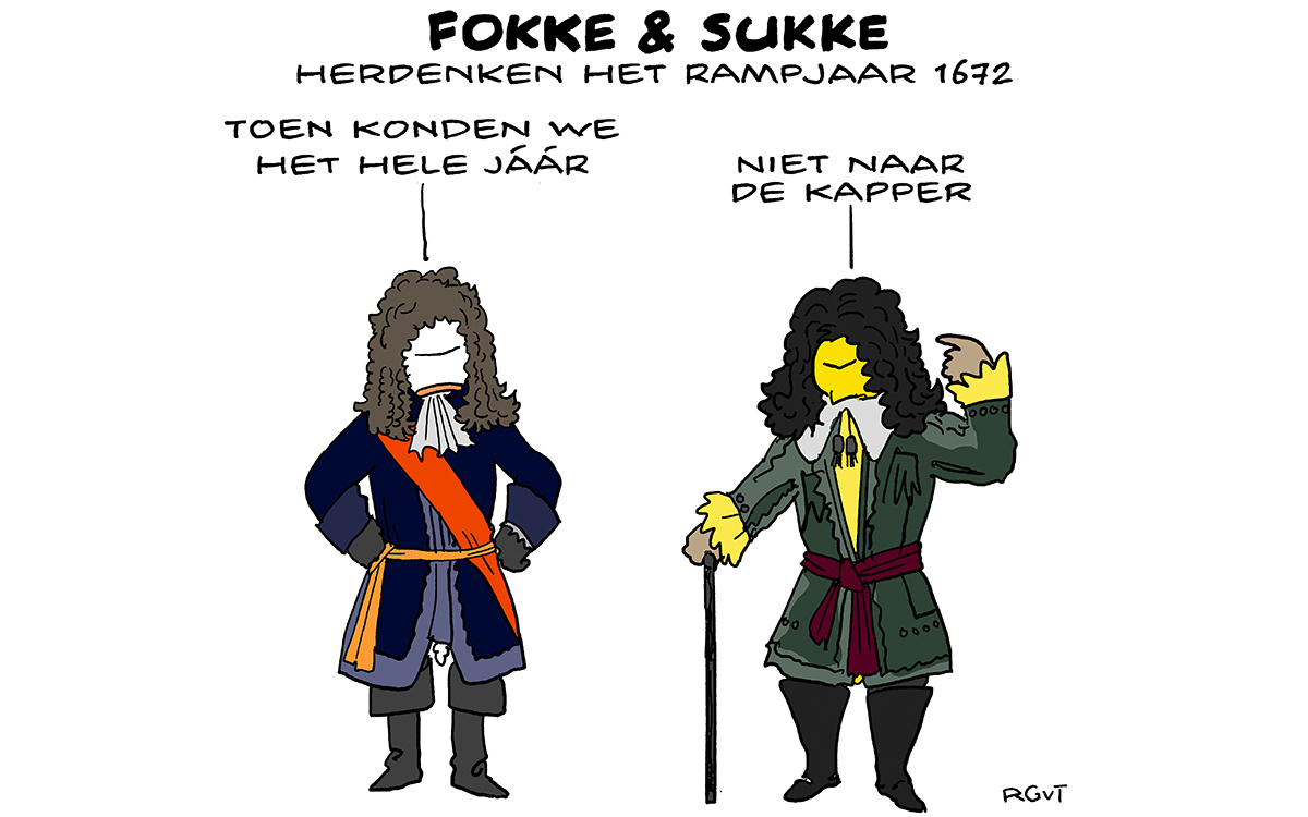 F&S herdenken het Rampjaar 1672 (NRC, za, 15-01-22)