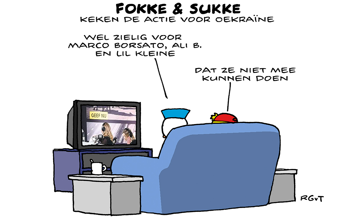 F&s keken de actie voor Oekraïne (NRC, di, 08-03-22)