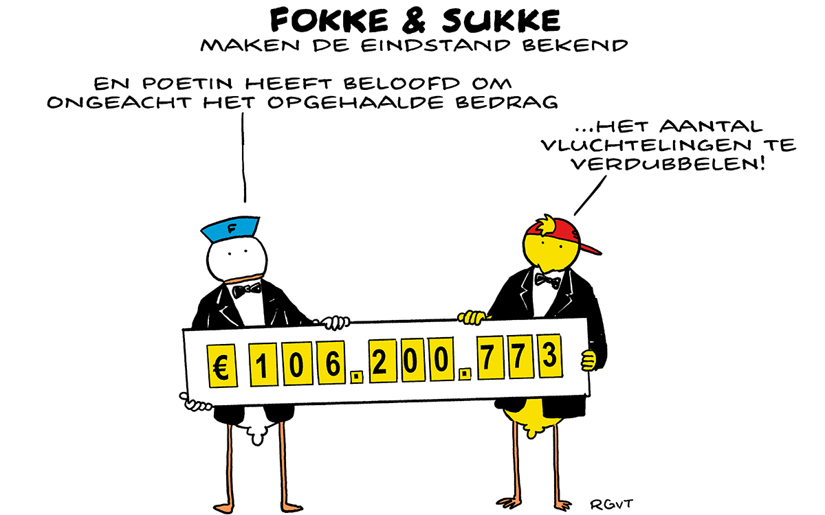 F&s maken de eindstand bekend (NRC, wo, 09-03-22)