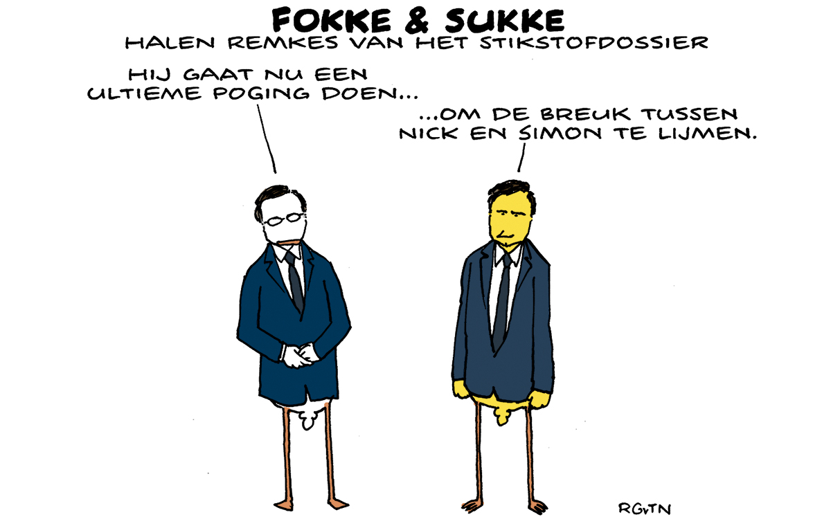 F&S halen Remkes van het stikstofdossier (NRC, za, 27-08-22)