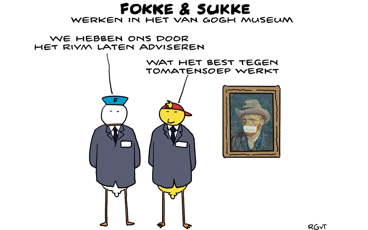 F&S werken in het Van Gogh Museum (NRC, VR, 21-10-22)