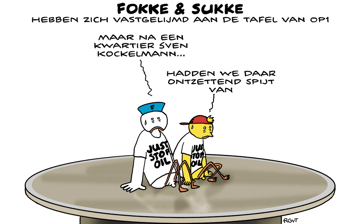 F&S hebben zich vastgelijmd aan de tafel van Op1 (NRC, do, 27-10-22)